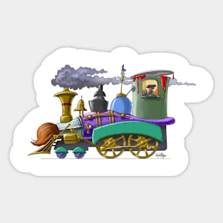 creative train Sticker